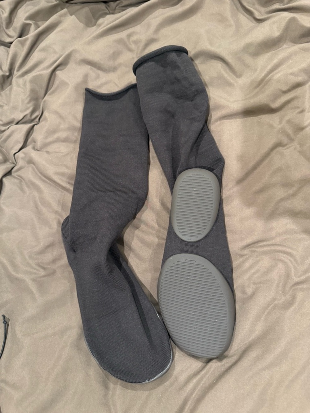 YEEZY Black Men's Grip-Soled Socks